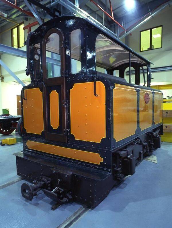 城市与南伦敦铁路电力机车13号，由Mather & Platt公司于1890年制造