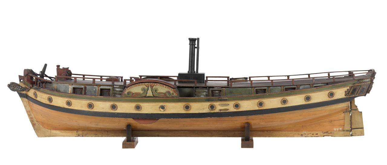 海豚（1822）; 娱乐船; 游艇; 浆轮
