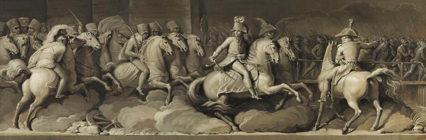 Napoleón Bonaparte en la Batalla de Lodi