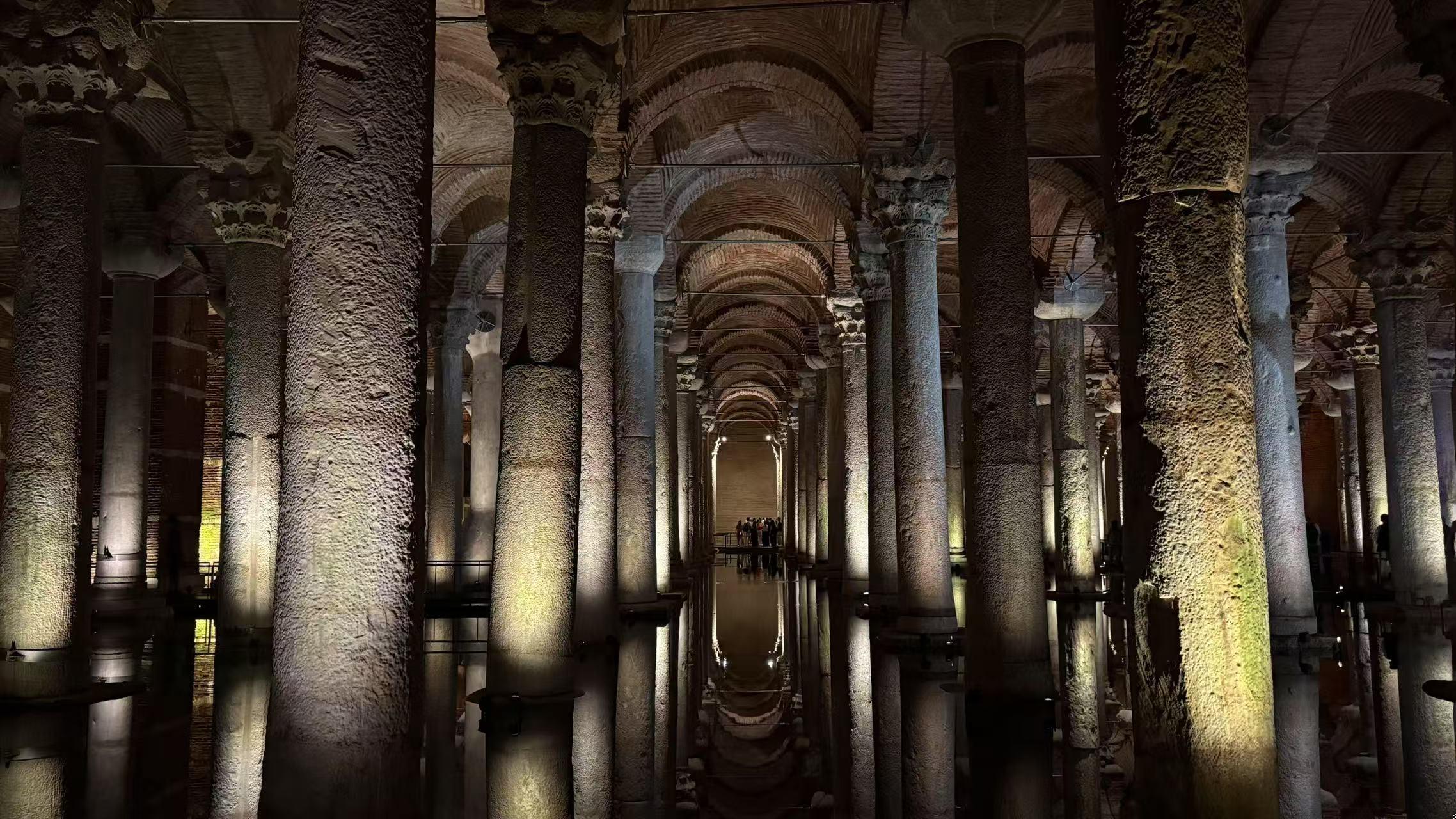 Arquitectura de la Cisterna Basílica