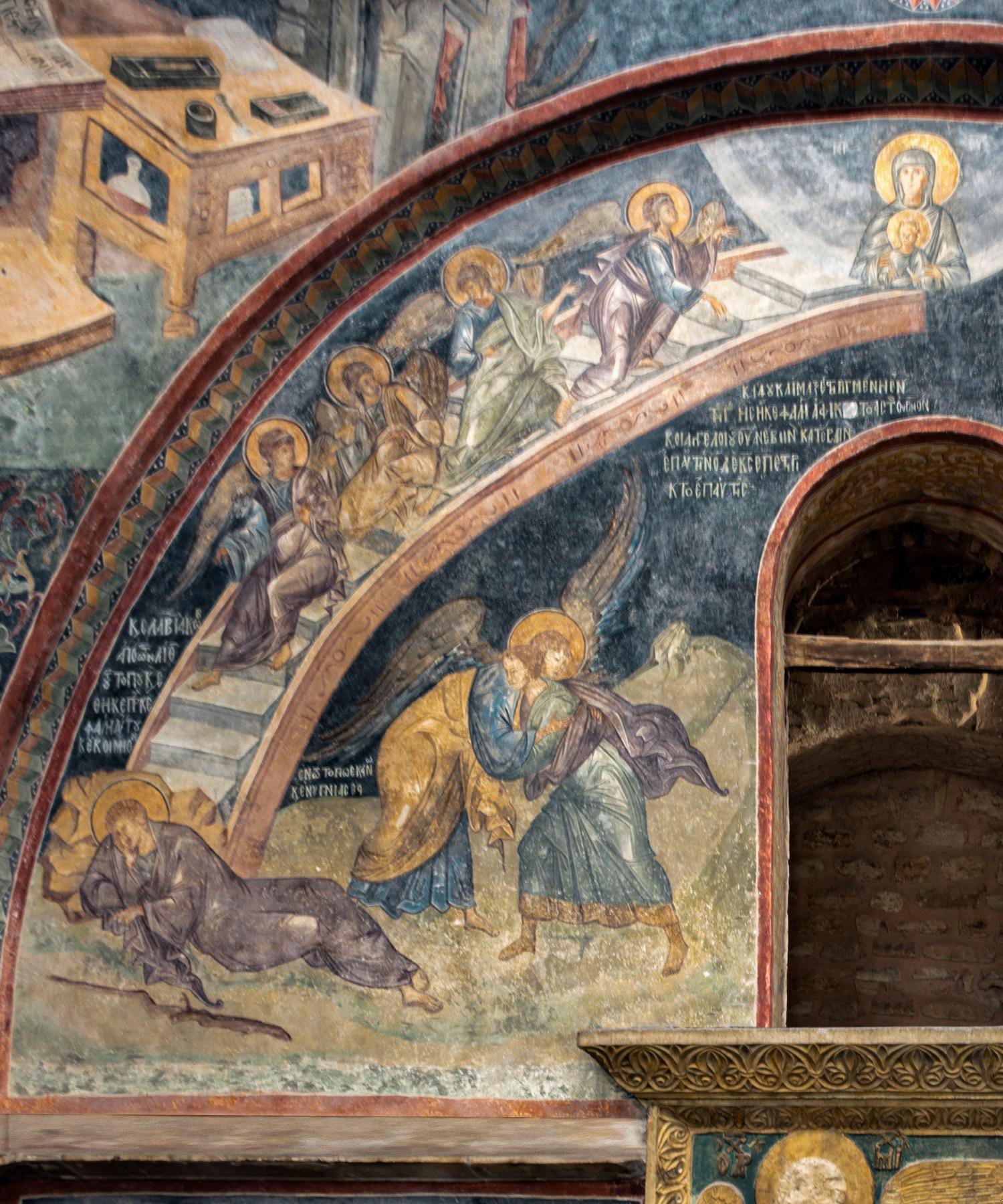 Jacob's Ladder & Moses and the Burning Bush, Moses Hiding His Face