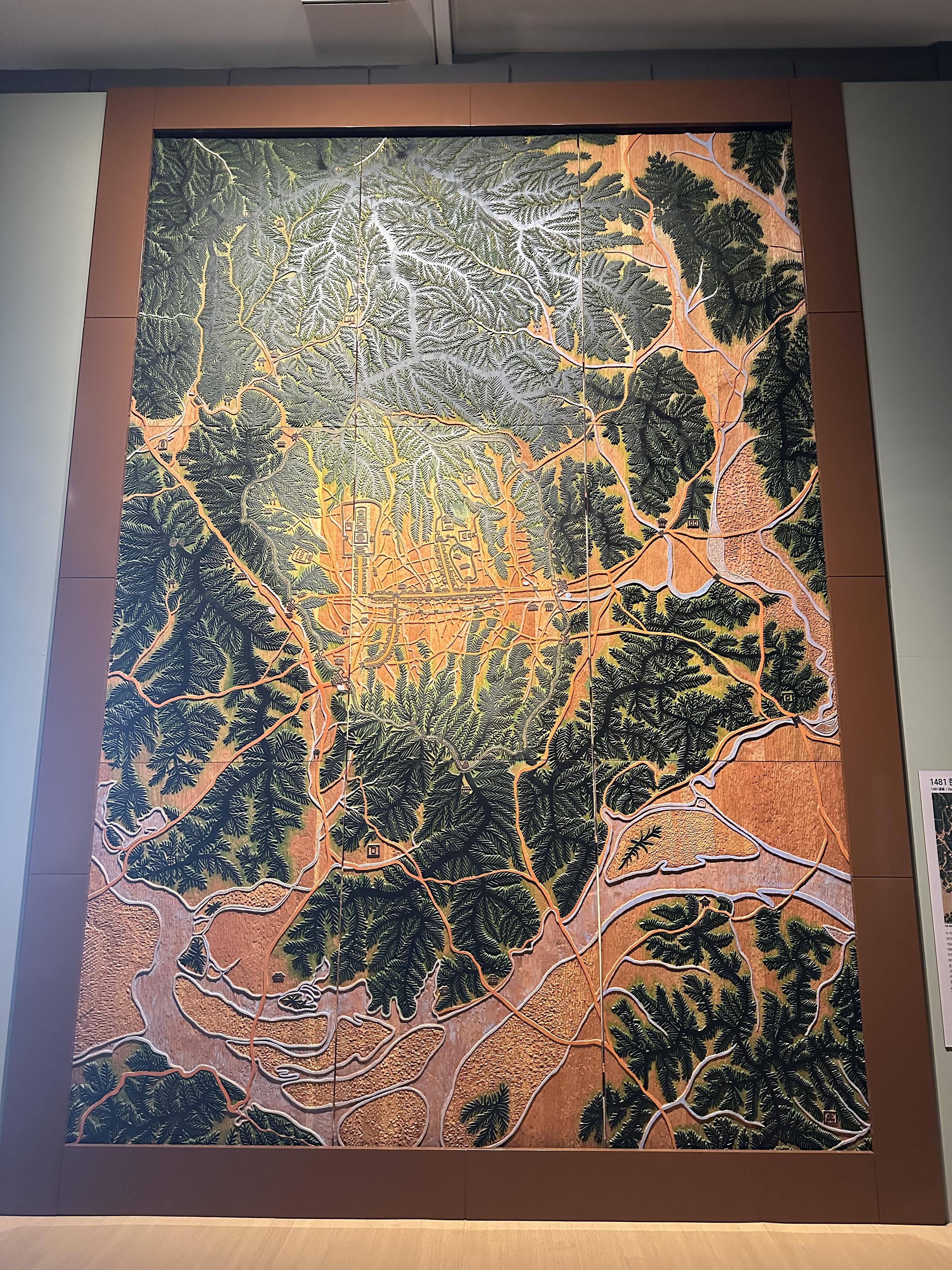 Mapa de Hanyang de 1481